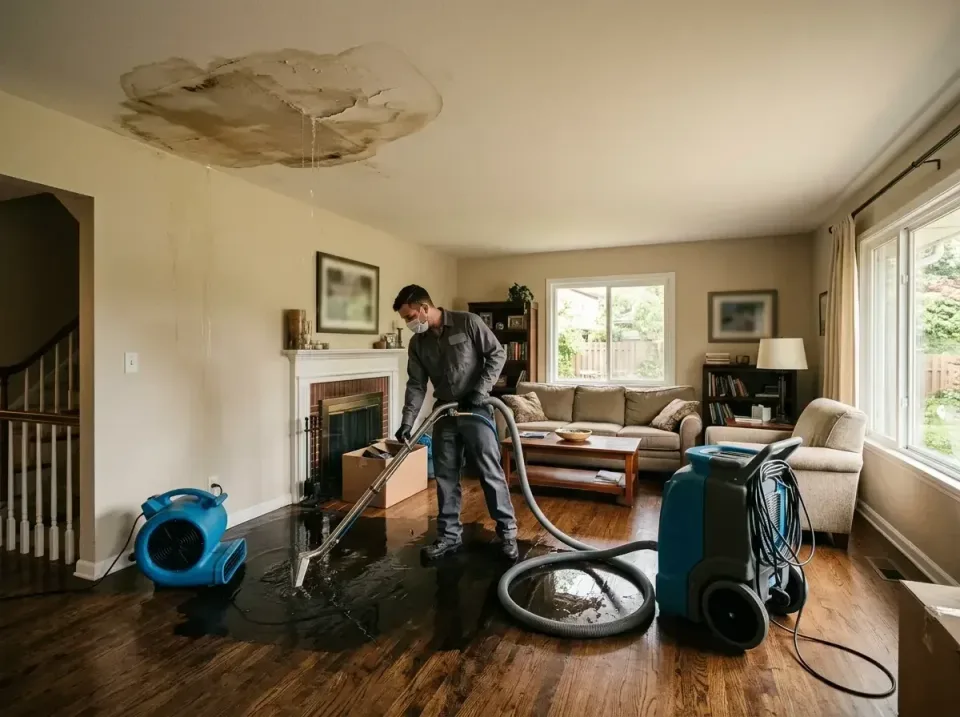 attic-pipe-burst-ceiling-drip-008 — frequently asked questions, Water Damage Restoration & Carpet Care in Columbiana, AL